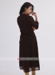 Dark Brown Chiffon Kurti