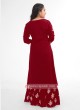 Crimson Floor Length Kurti