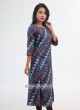 Soft Silk Blue Kurti