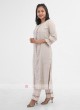 Cream Color Cotton Kurti Set