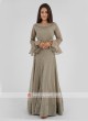 Latest Designer Anarkali Suits In Dark Beige Color