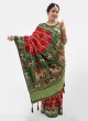 Gharchola For Bride In Gajji Silk With Bandhani Work Saree