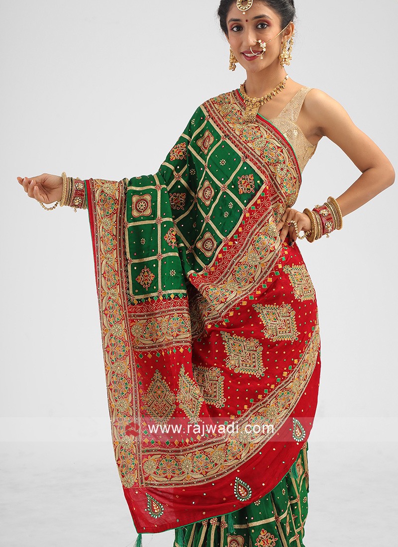 Gharchola Saree Gujarati Attire in Bangalore at best price by Manjunatha  Silks And Sarees - Justdial