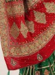 Gujarati Green Gajji Silk Gharchola Sarees