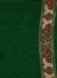 Green And Maroon Gharchola Gajji Silk Saree