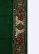 Green And Maroon Gharchola Gajji Silk Saree