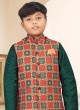 Printed Nehru Jacket Set For Boys