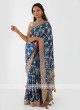 Banarasi Silk Saree In Blue