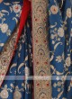 Banarasi Silk Saree In Blue