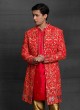 Jacket Style Indowestern For Groom Wear