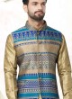 Golden Color Nehru Jacket Suit