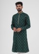 Bottle Green Color Kurta Pajama