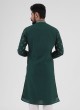 Bottle Green Color Kurta Pajama