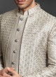 Raw Silk Fabric Jacket Style Indowestern