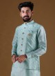 Thread Work Nehru Jacket Suit