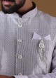 Thread Work Nehru Jacket Suit