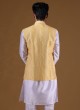 Art Silk Nehru Jacket Suit