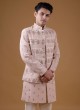 Resham Work Nehru Jacket Suit