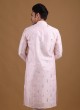 Wedding Wear Kurta Pajama In Pink Color