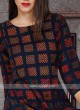 Rayon Kurti In Navy