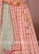 Silk Lehenga choli In Peach Color