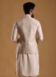 Thread Work Nehru Jacket Suit