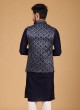 Thread Work Nehru Jacket Suit