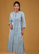 Printed Kurti In Blue Color