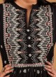 Black Printed Long Kurti