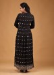 Black Printed Long Kurti