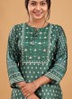 Printed Kurti In Green Color