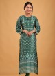 Printed Kurti In Green Color