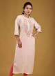 Festive Wear Linen Kurti