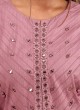 Cotton Kurti Set In Onion Pink Color