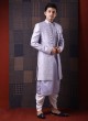 Wedding Wear Indowestern In Light Purple Color