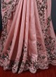 Designer Pink Silk Wedding Saree