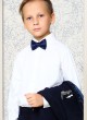 Kids Art Silk Blue Suit