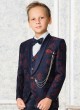 Floral Printed Suit For Boy