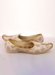 Brocade Silk Off-white Mojari