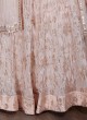 Jacket Style Lehenga In Misty Rose Color