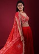 Jacket Style Bandhani Printed Lehenga Choli