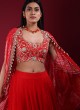 Jacket Style Bandhani Printed Lehenga Choli