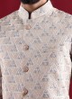 Thread Work Nehru Jacket Suit