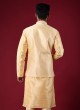 Wedding Wear Thread Work Nehru Jacket Suit