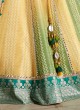 Printed Lehenga Choli In Yellow Color