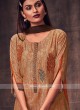 Shagufta Skin & Rust Color Salwar Suit