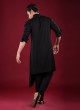 Wedding Wear Black Jacket Style Indowestern