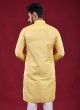 Festive Wear Simple Cotton Silk Kurta Pajama