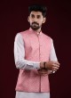 Festive Wear Brocade Silk Nehru Jacket