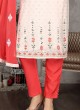 Cotton Silk Thread Work Pant Style Suit